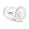 CLOCKY White Alarm Clock On Wheels | the design gift shop