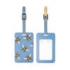 ISgift Assorted Luggage Tag Bees Blue | the design gift shop