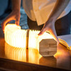 GINGKO Smart Accordion Lamp Walnut | the design gift shop
