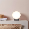 LEXON Miami Sunrise Light & Alarm White Marble LR146DWD | the design gift shop