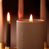 ESTER & ERIK Scented Candle N0 11 Juniper & Artemisia that has been lit | the design gift shop