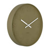 Karlsson Mr. Green Numbers wall clock with moss green dial and steel rim  - Ø 37.5 x 6 cm | The Design Gift Shop