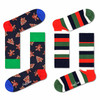 HAPPY SOCKS Gingerbread Cookies 2 pairs Xmas Gift Set 36-40 | the design gift shop