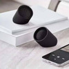 Black Bluetooth speaker set Ray on desk