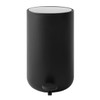 Black Audo Pedal Bin, 7 litres, front view