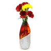 Modgy Expandable Vase Copaku with red and yellow flowers