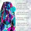 Modgy Kringle expandable vase with list of key features.