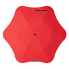 BLUNT Metro Umbrella Cherry Red – top view of canopy.