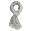 Lightweight 100% cotton pastel grey scarf by Annabel Trends
