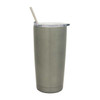 Annabel Trends smoothie cup titanium with stainless steel straw 500 ml.