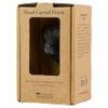 Wildlife Garden Black Labrador Retriever wall hook presented in its natural cardboard gift box with a viewing window, showing the handcrafted wooden dog head inside.