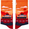 Pair of SEXY SOCKS Nomads bamboo socks laid out flat side-by-side.