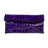 NAOMI LEVI  - MEDIUM FOLD CLUTCH 
colour ELECTRIC PURPLE