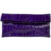 NAOMI LEVI  - LARGE FOLD CLUTCH 
colour ELECTRIC PURPLE