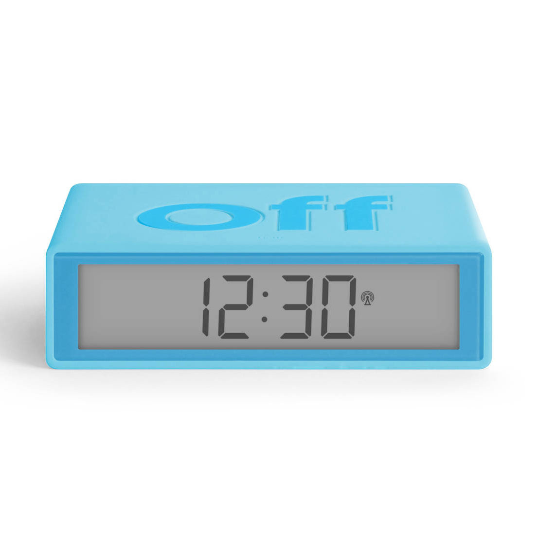 Lexon digital alarm clock Flip turquoise The Design Gift Shop