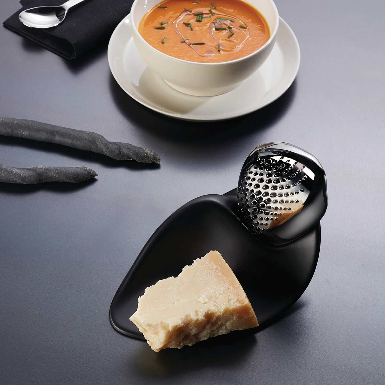 Alessi Forma Cheese Grater Zaha Hadid | the design gift shop