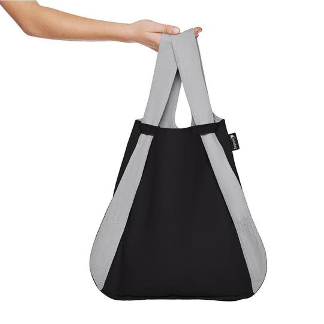 Grey/Black Notabag shopping bag and backpack | the design gift shop