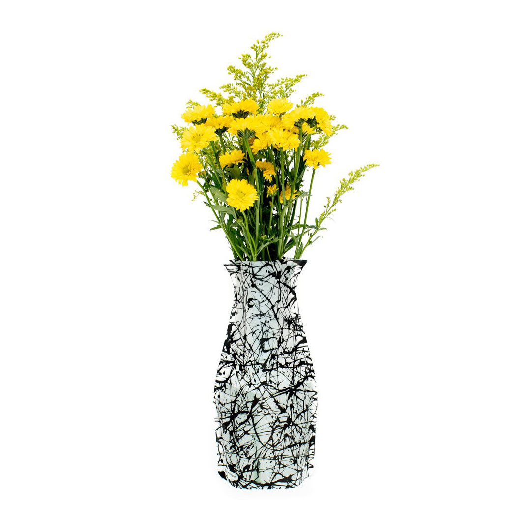 MODGY Vaso Espandibile E Pieghevole In Plastica Senza BPA – Design Ninfee, Resistente E Pratico. Ideale Per Fiori Freschi, Eventi, Matrimoni E Decorazioni Domestiche.