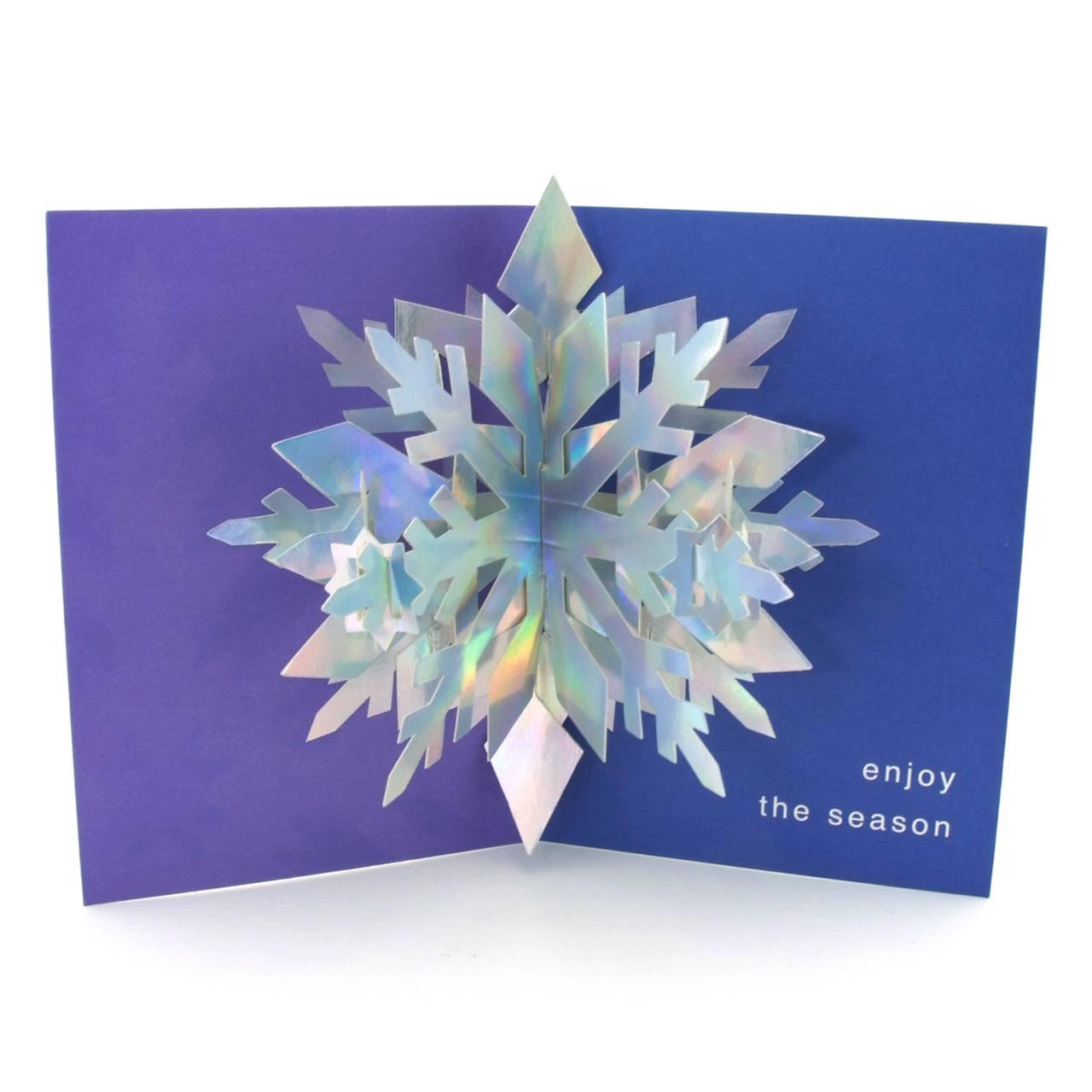 MoMA Pop-Up Holiday Cards Dazzling Snowflake Set of 8 | the design