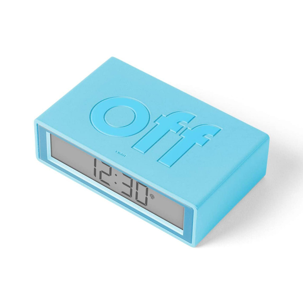 Lexon digital alarm clock Flip turquoise The Design Gift Shop