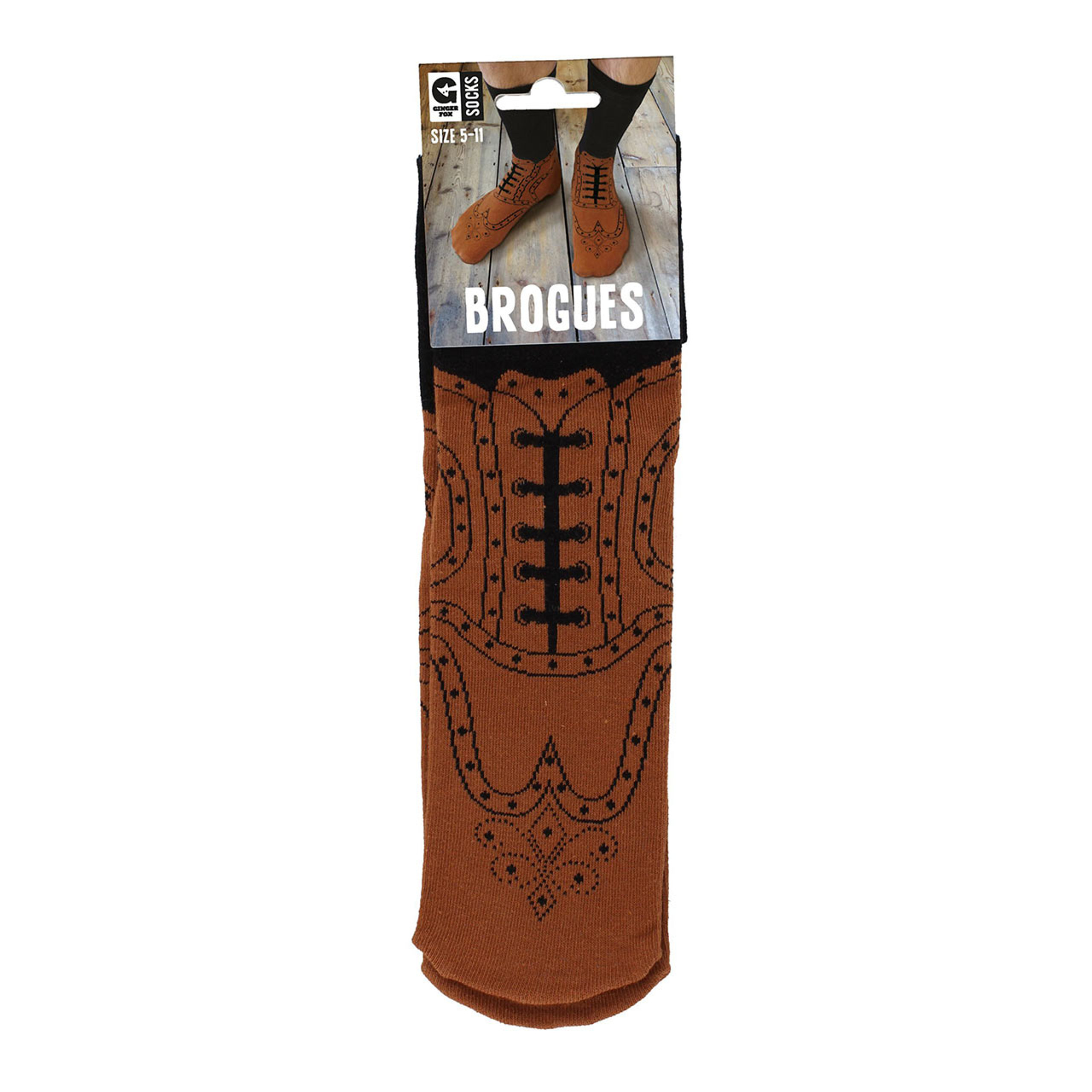 GINGER FOX Socks Brogues the design gift shop