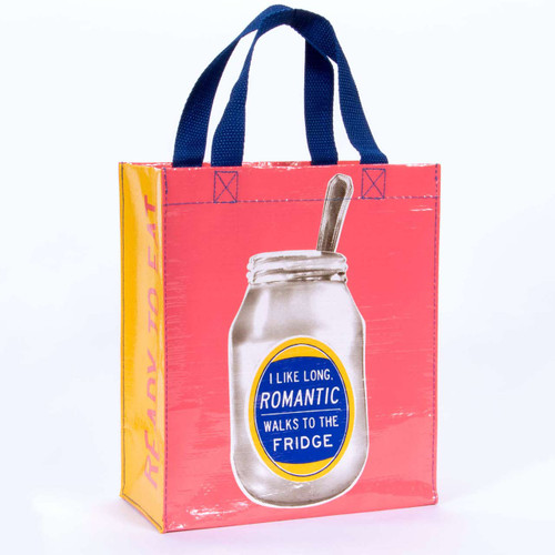 'I like long romantic walks to the fridge' Hand Tote by Blue Q  | the design gift shop