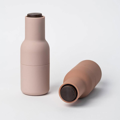 AUDO CPH (ex Menu) Norm salt & pepper bottle grinder set in Nudes/walnut | the design gift shop