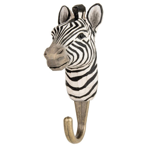 WILDLIFE GARDEN Wall Hook Zebra | the design gift shop