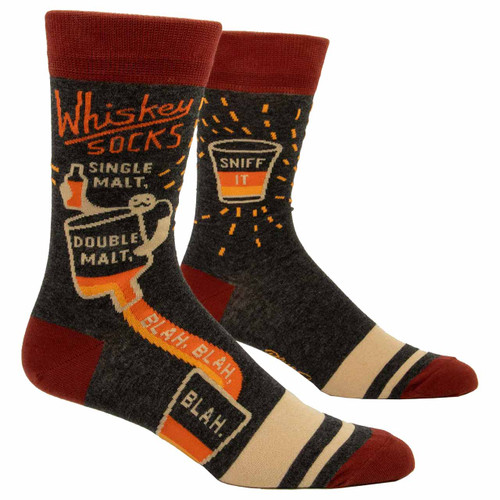 Blue Q Men's Socks 'Whiskey' | the design gift shop