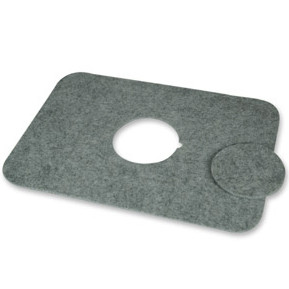 MILK & SUGAR Felt Placemat GREY