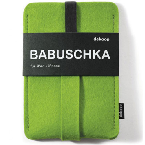 dekoop Babuschka - green felt phone case