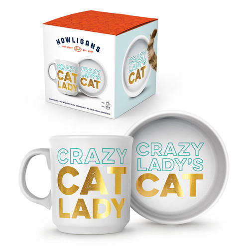 Cat Lady Bowl and Mug Set | The Design Gift Shop