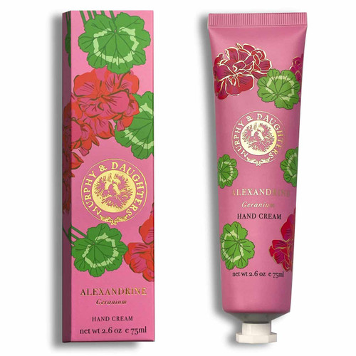 MURPHY & DAUGHTERS Hand Cream Geranium 75 grams | the design gift shop