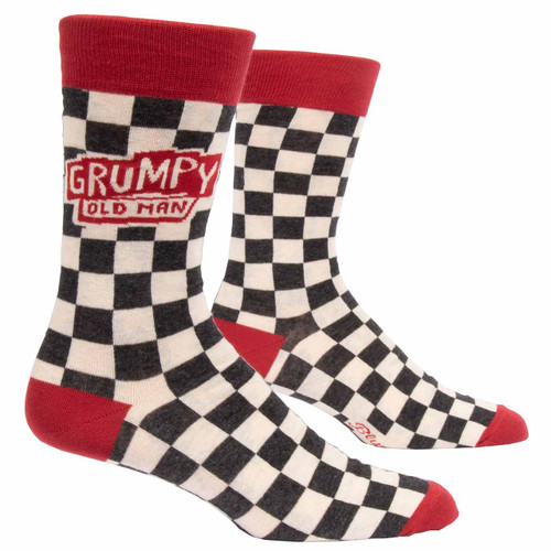 Blue Q Men's Socks 'Grumpy Old Man' | the design gift shop