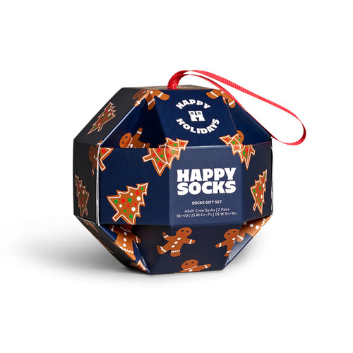 HAPPY SOCKS Gingerbread Cookies Xmas Gift Set 41-46 | the design gift shop