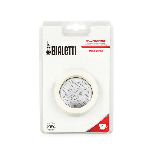 BIALETTI Seal and Filter Kit | Moka Express 6 cup & Brikka 4 cup 