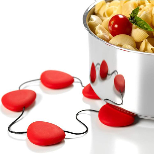 Lib - Silicone Trivet 'Hot' - red