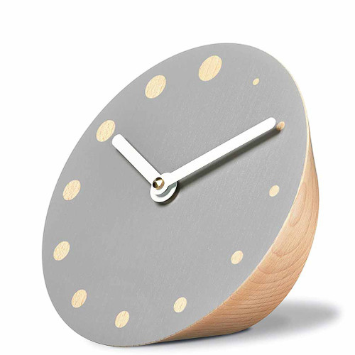 Desk and Table Clock Rockoclock by Siebensachen, crafted from Beech Wood | The Design Gift Shop