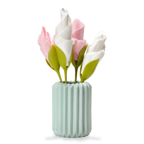 Peleg Design Bloom Napkin Holder Set of 4 (vase not included) | the design gift shop
