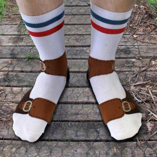 Quirky Sandals Socks by Ginger Fox | The Design Gift Shop