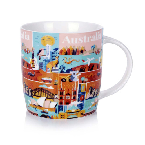 Australia Collection  Collage Tea or Coffee Mug | the design gift shop