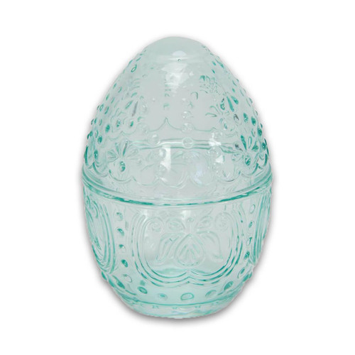 Aqua Glass Easter Egg | The Design Gift Shop
