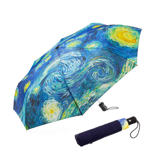 MoMa Starry Night Umbrella Collapsible | the design gift shop