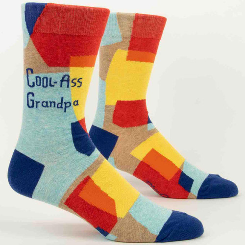 Blue Q Men's Socks 'Cool-Ass Grandpa' | the design gift shop