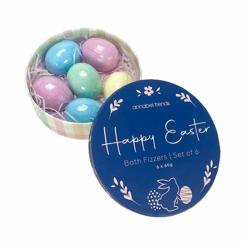 Annabel Trends Fizzy Bath Bomb Eggs Happy Easter | the design gift shop
