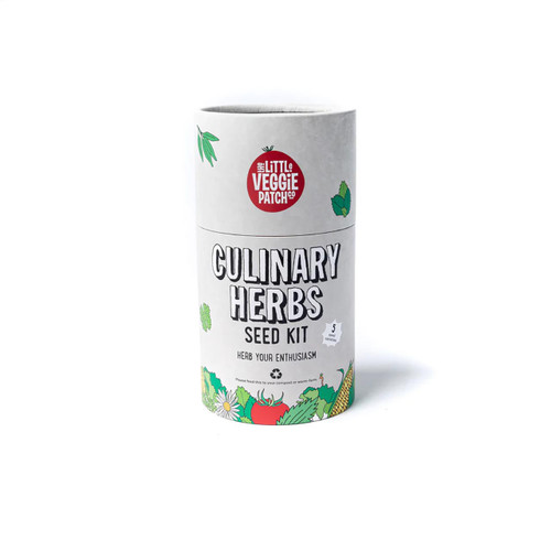 Culinary Herbs Seed Kit gift packaging (front) by The Little Veggie Patch Co | the design gift shop