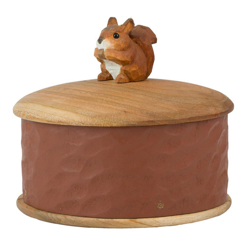 WILDLIFE GARDEN Wooden Box Squirrel | the design gift shop