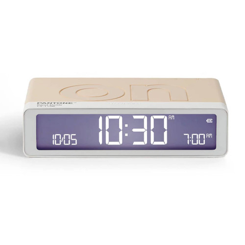 Lexon x Pantone Flip Classic alarm clock Red | Australia