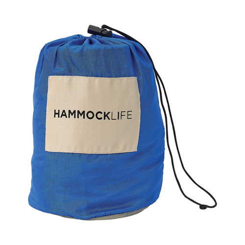 Annabel Trends hammock blue carry bag — HAMMOCKLIFE logo.