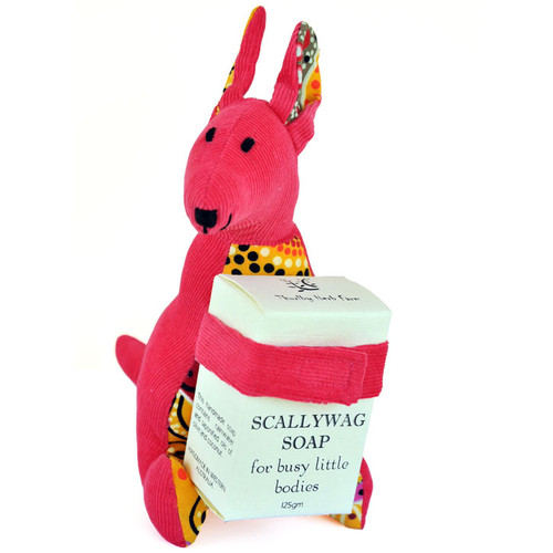 THURLBY Bush Babies - KANGAROO with 125 gm natural fragrance free soap